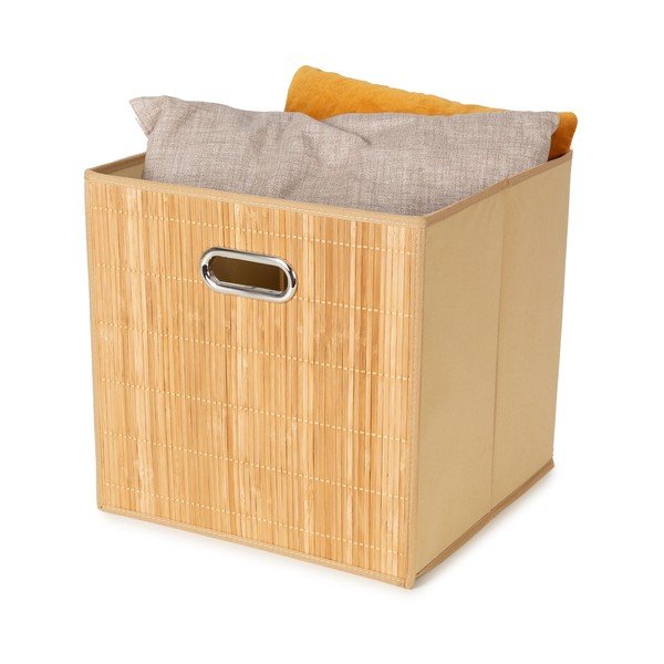 Bambusova košara za police 31x31x31 cm Anji – Compactor-image-4