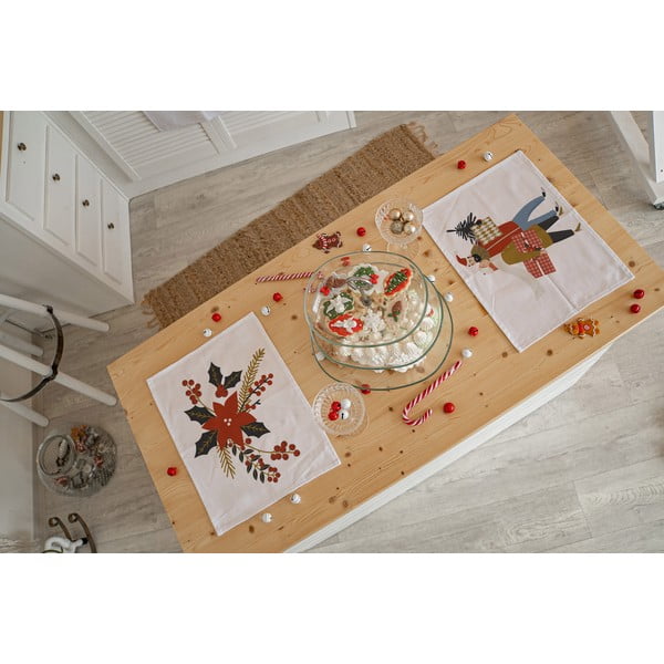 Tekstilni podmetač 2 kom s božićnim motivom 35x45 cm Christmas Star – Butter Kings-image-1