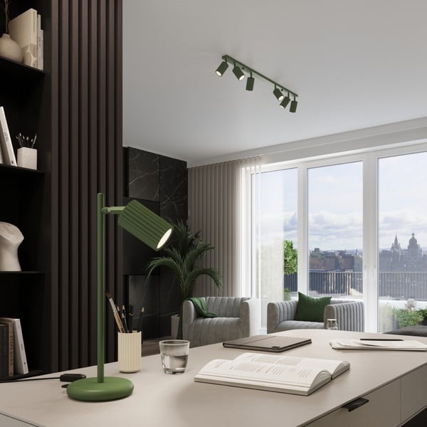 Zeleni reflektor 6,5x117 cm Gleam – Sollux-image-2