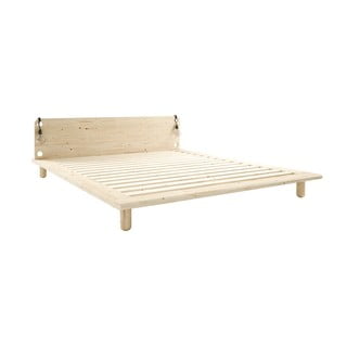 Bračni krevet od borovine s podnicom 140x200 cm Peek – Karup Design