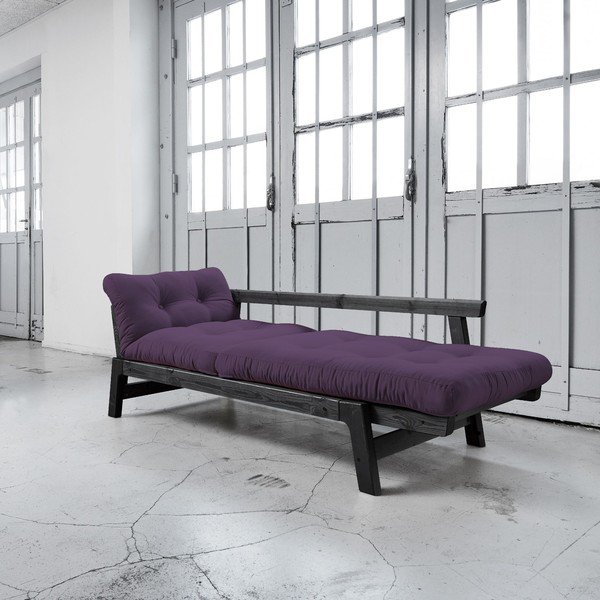 Sofa na razvlačenje Karup Step Black / Purple-image-3