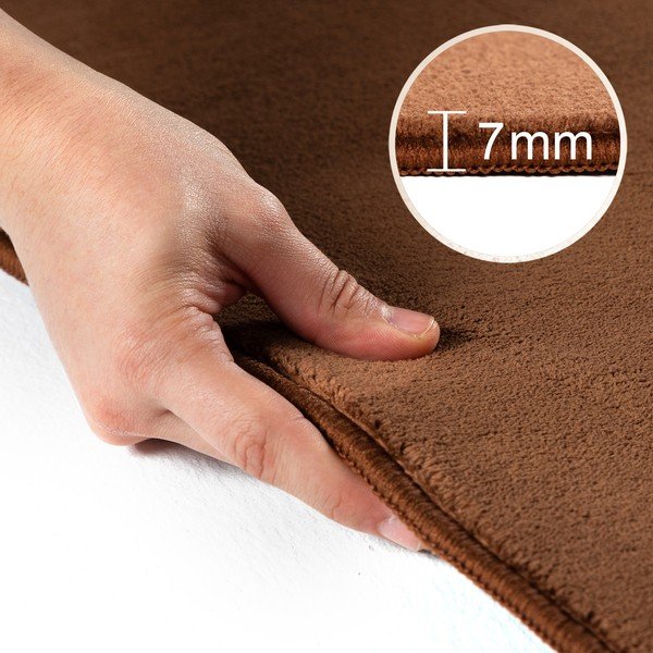 Smeđi periv okrugao tepih ø 200 cm Sky – Ayyildiz Carpets-image-4