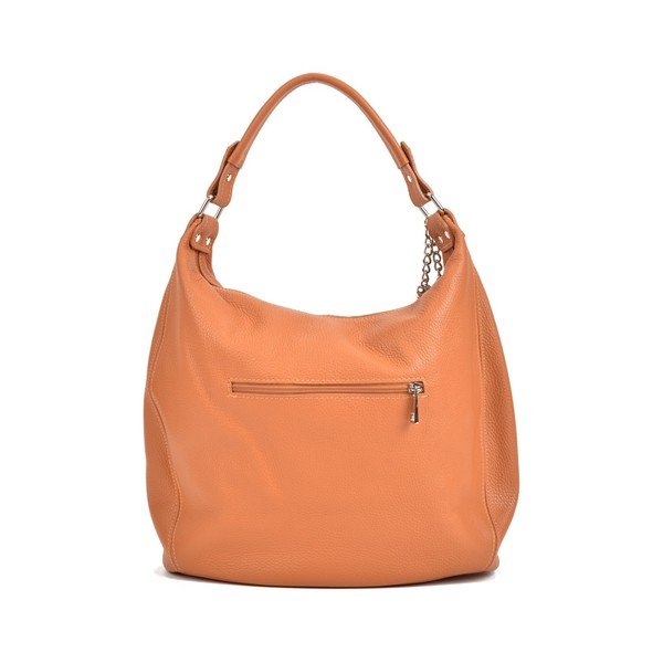 Konjak smeđa kožna torbica Sofia Cardoni Bruhna-image-3