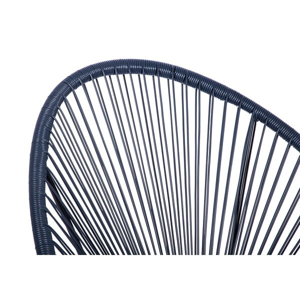 Plava vrtna fotelja od umjetnog ratana Le Bonom Avocado-image-4