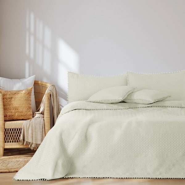 Krem prekrivač AmeliaHome Meadore, 200 x 220 cm-image-3