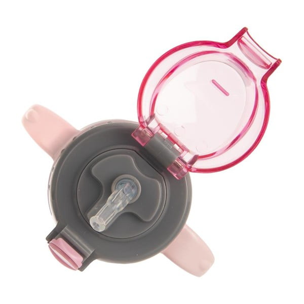 Svijetlo ružičasta bočica za bebe od nehrđajućeg čelika 330 ml - Orion-image-3