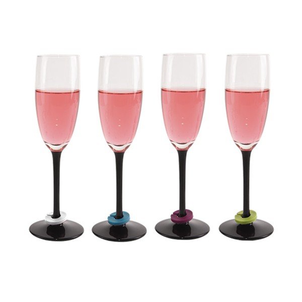 Set čepova i 6 diskriminatora za čaše za vino Orion-image-1
