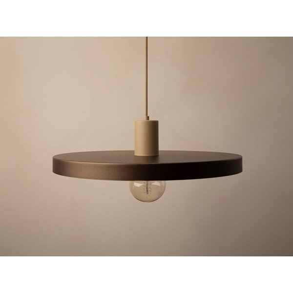 Svjetlo smeđa metalna viseća svjetiljka ø 40 cm Ori – Micadoni -image-2