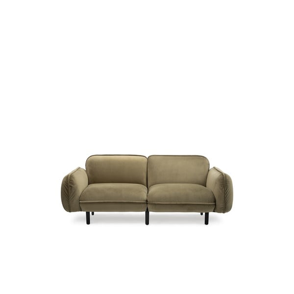 Zelena baršunasti sofa 188 cm Bean – EMKO