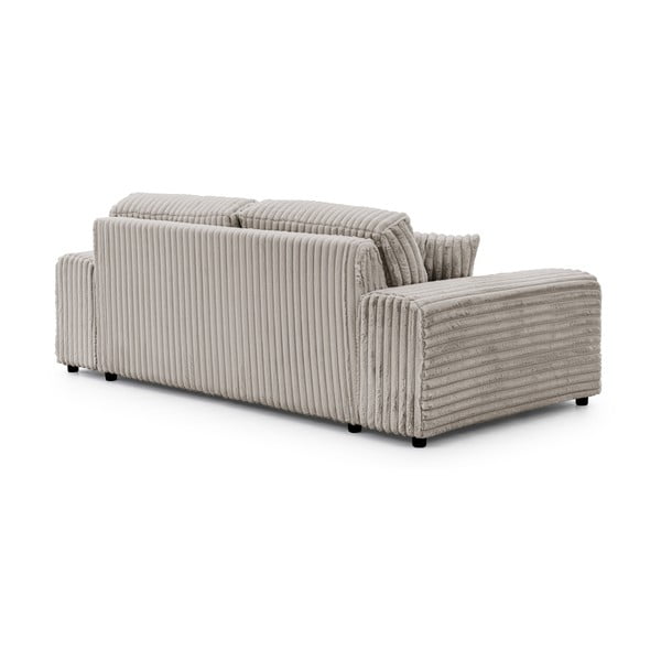 Svijetlo siva sofa od samta 213 cm Justin – Ropez-image-3