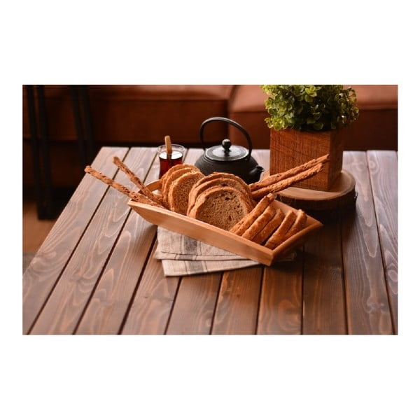 Kutija za kruh od bambusovog drveta Bambum Seppe, dužina 38 cm-image-1