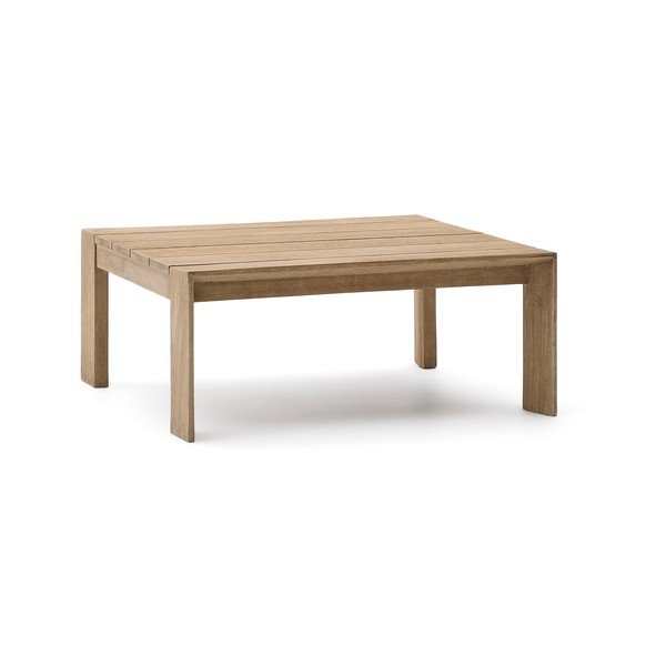 Vrtni stolić za kavu od masivnog bagrema 82,5x82,5 cm Ambra – Kave Home