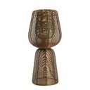 Metalna stolna lampa u brončanoj boji (visina 42 cm) Aboso – Light & Living