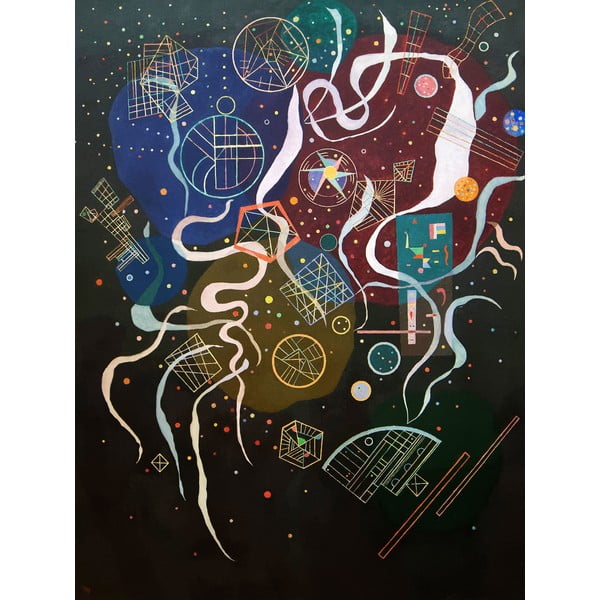 Slika reprodukcija 50x70 cm Mouvement I, Wassily Kandinsky – Fedkolor