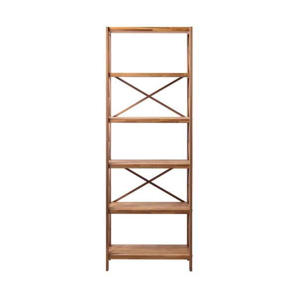 Regal od punog hrasta u prirodnoj boji 70x198 cm X-Shelf – Unique Furniture