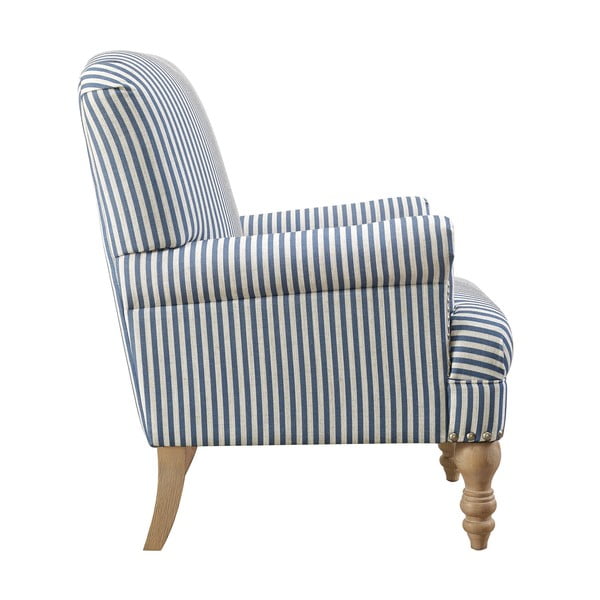 Plava lanena fotelja Jaya – Støraa-image-3