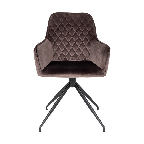 Smeđa podstavljena blagovaonska stolica Harbo – House Nordic-image-2