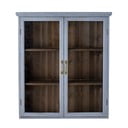 Plava viseća vitrina od masivne jele 81x91 cm Hazem – Bloomingville