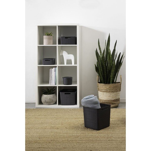 Tamno siva košara za odlaganje Curver Jute, 5 l-image-2