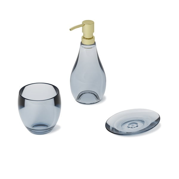 Plava plastična posuda za sapun Droplet - Umbra-image-4