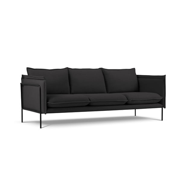 Crna sofa Interieurs 86 Andrea, 218 cm-image-1