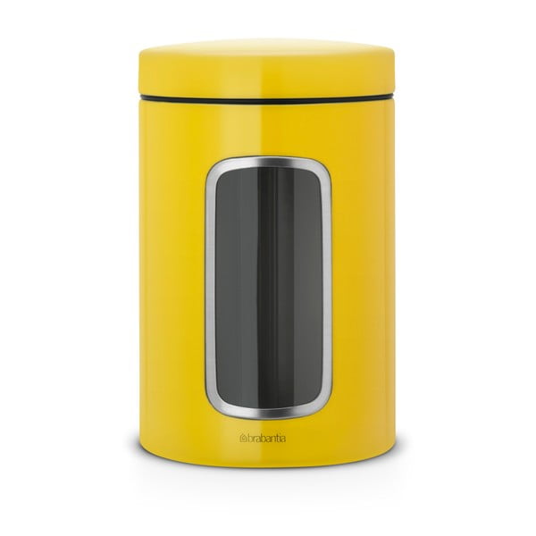 Žuta čelična kutija Brabantia, 1,4 l