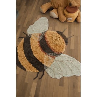 Žuti  periv/ručno rađen pamučan dječji tepih 115x150 cm Bee – Lorena Canals