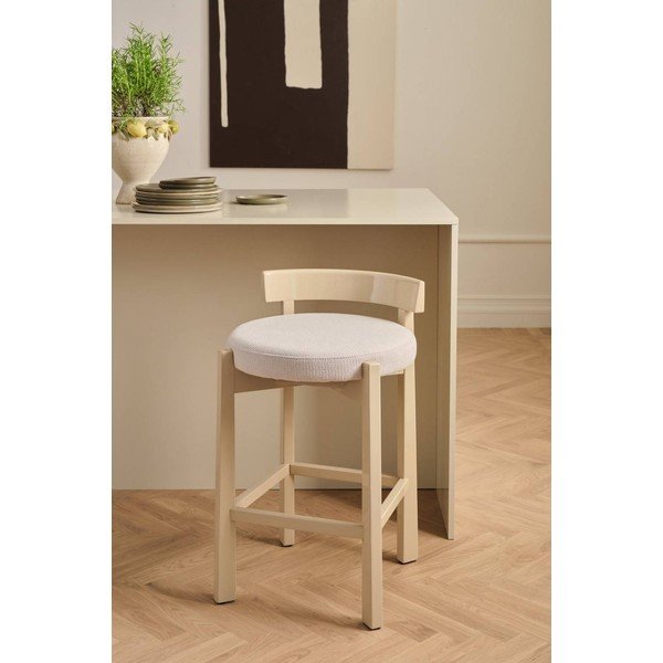 Bež podstavljena barska stolica (visine sjedala 66 cm) Hugg – Ellos Home-image-1