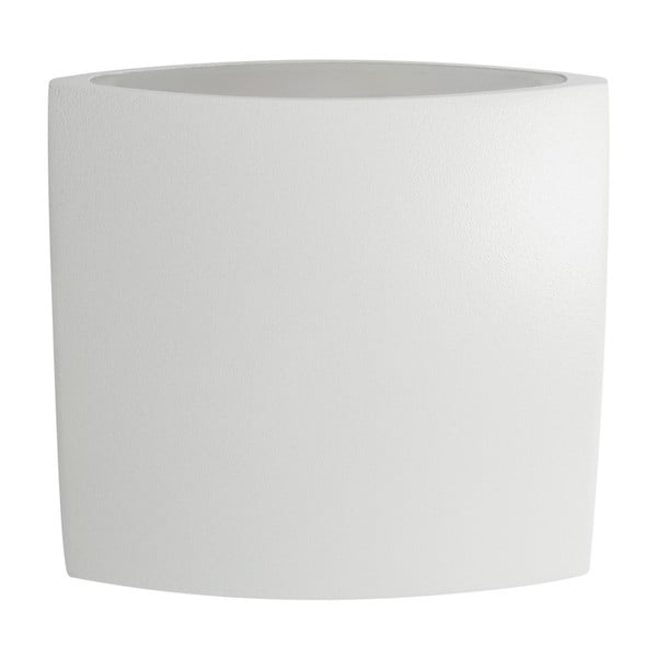Bijela zidna svjetiljka SULION Irisfix, 9,9 x 9,9 cm