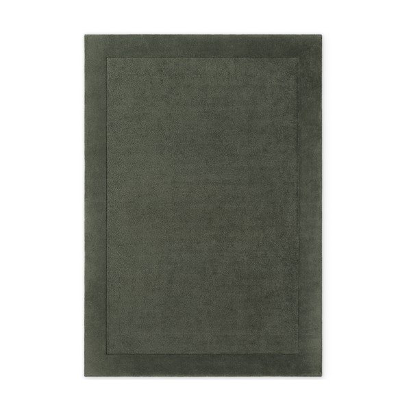 Tamno zeleni ručno rađen tepih od mješavine vune 160x230 cm Kari – Villeroy&Boch