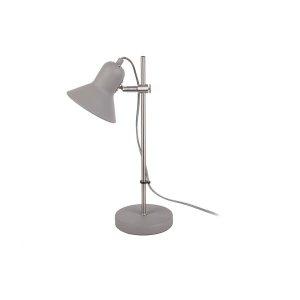 Svijetlosiva stolna lampa Leitmotiv Slender, visina 43 cm