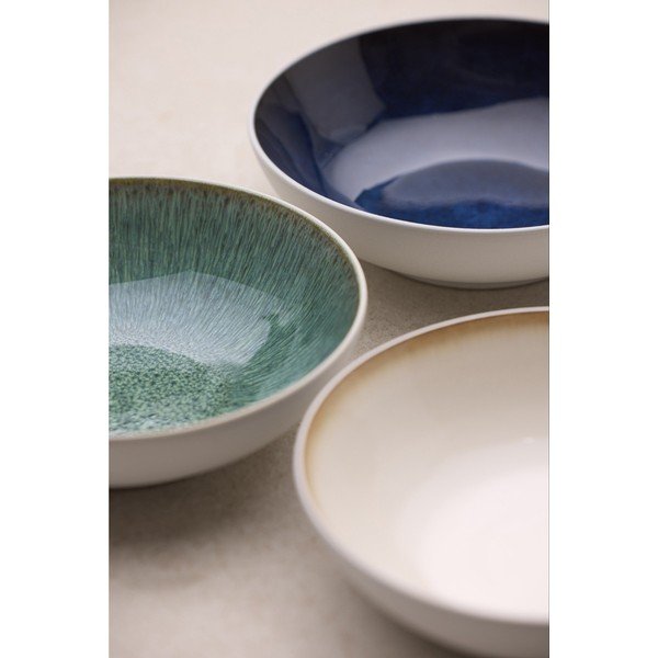 Bijela/zelena zdjelica od kamenine 900 ml Gastro White/Green – Bitz-image-1