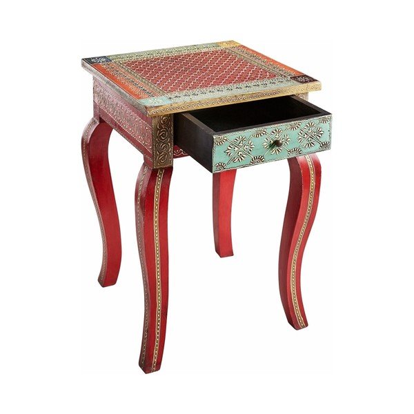 Crvena stolić od drveta manga Støraa Vito-image-2