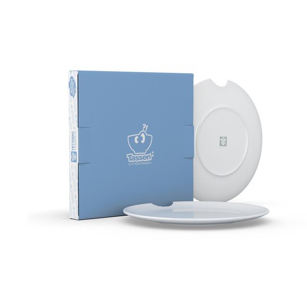 Set od 2 bijela porculanska tanjura 58products, ø 28 cm-image-2