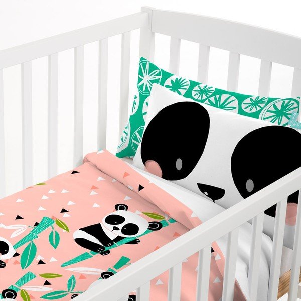 Moshi Moshi Panda Vrtna posteljina, 100 x 135 cm-image-2