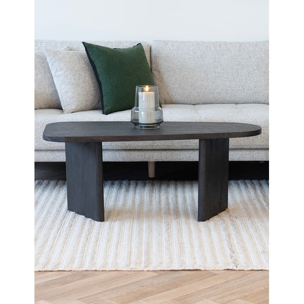 Tamno smeđi stolić za kavu 50x100 cm Melo – House Nordic-image-1