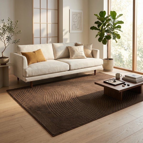 Smeđi tepih 120x170 cm Zephyr – ESTE-image-2