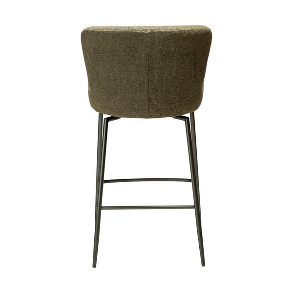 Kaki zelena podstavljena barska stolica (visine sjedala 67,5 cm) Glam – DAN-FORM Denmark-image-3