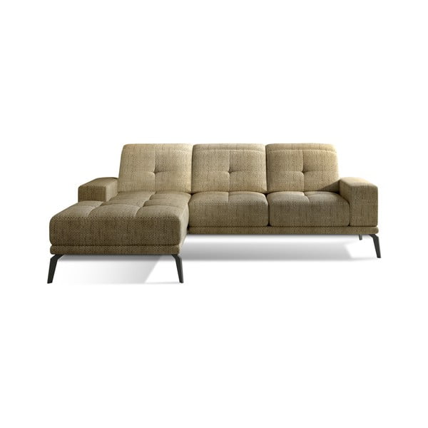 Bež kutna garnitura (s lijevim kutom/s ležaljkom) Torrense – ELTAP