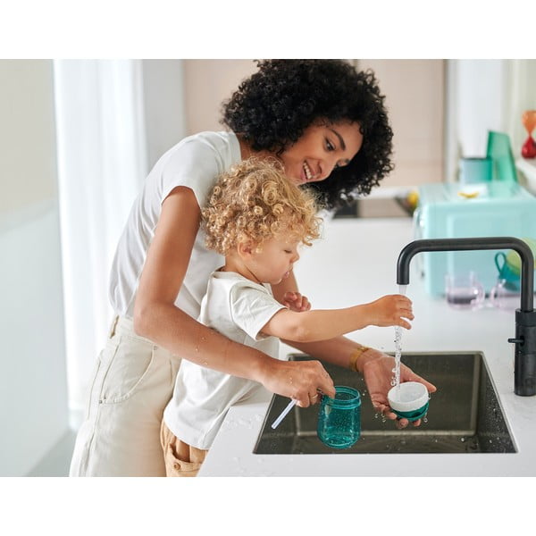 Bijela/svijetlo zelena dječja šalica od tritana 300 ml Little farm – Mepal-image-3