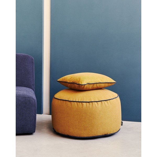 Senf žuti tabure Viera – Kave Home-image-3
