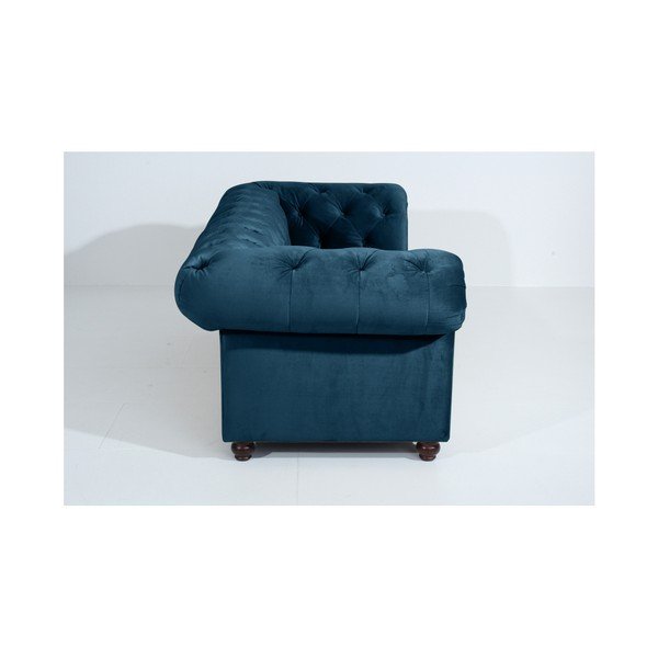 Plava sofa Max Winzer Orleans Velvet, 216 cm-image-2