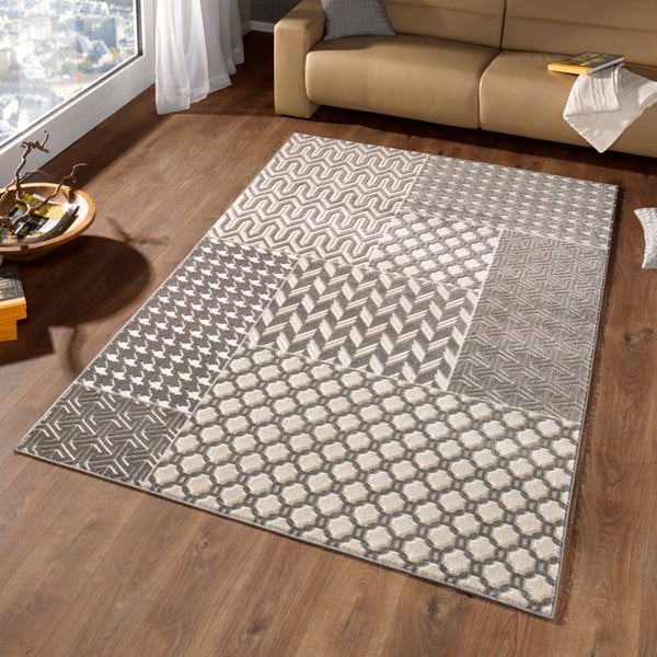 Tepih Schöngeist &amp; Petersen Noblesse Patchwork Dark, 290 x 200 cm-image-1