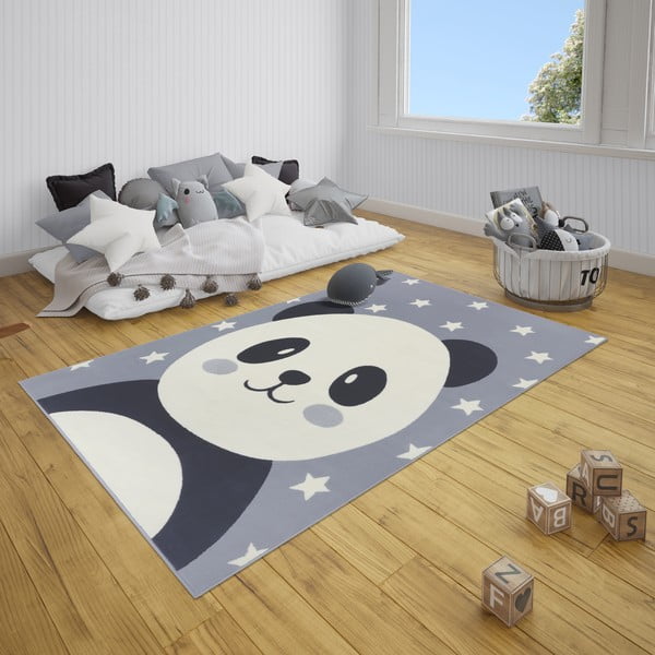 Sivi dječji tepih 150x80 cm Panda Pebbles - Hanse Home-image-1