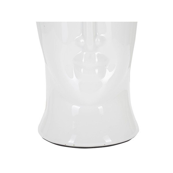 Bijela stolna lampa keramička s tekstilnim sjenilom (visina 46 cm) Statua – Mauro Ferretti-image-3