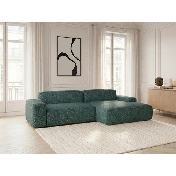 Zelena sklopiva/s električnim podešavanjem sjedala kutna garnitura (s desnim kutom) Abel – Bobochic Paris-image-3