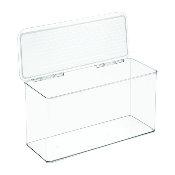 Prozirna kutija za pohranu s poklopcem IDSIGN, 14,5 x 34 cm-image-2