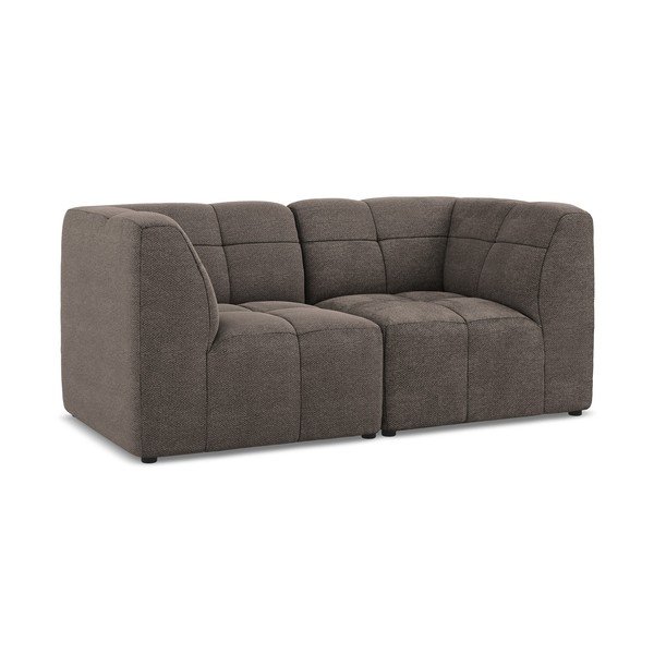 Smeđa sofa od bouclé tkanine 180 cm Aloha – Makamii-image-2