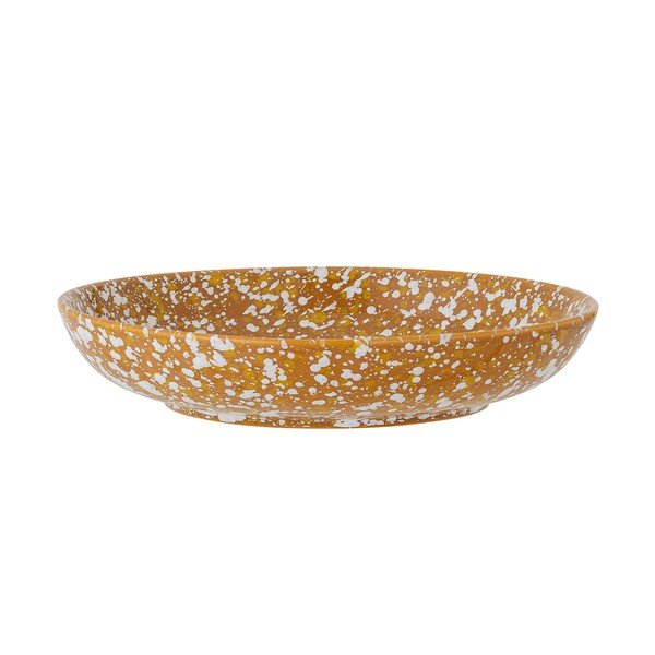 Narančasto-bijeli keramički duboki tanjur Bloomingville Carmel, ø 21 cm-image-2
