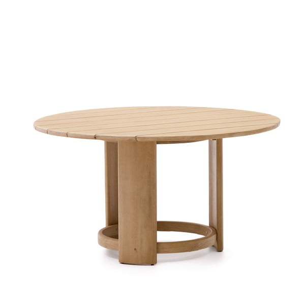 Okrugli vrtni stol od masivnog eukaliptusa ø 140 cm Xoriguer – Kave Home